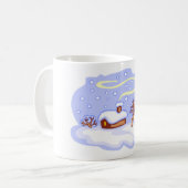 Mug Cozy Winter Cabin in Snow Frosty Landscape (Devant gauche)
