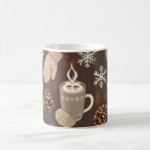 Mug Cozy Winter Pattern-Minimalist Aesthetic Art (Centre)