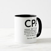 Mug CPA Définition Cadeau personnalisé, (Devant droit)
