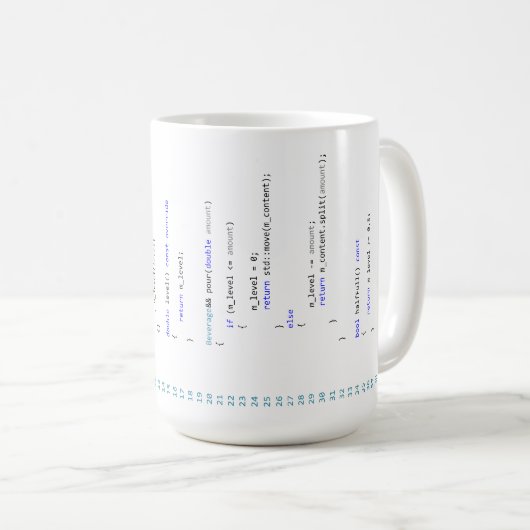 Mug.cpp : Tasse pour C++ Programmeurs (Devant droit)