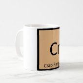 Mug Cr - Chimie de l'apéritif Crab Rangoon Symbole (Devant gauche)