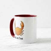 Mug Crab orange (Devant gauche)