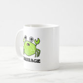 Mug Crabbage Funky Chou Crabe Pun de crabe (Devant gauche)