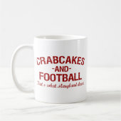Mug Crabcakes et football (Gauche)