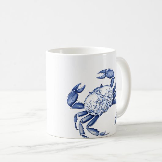 Mug Crabe bleu (Devant droit)