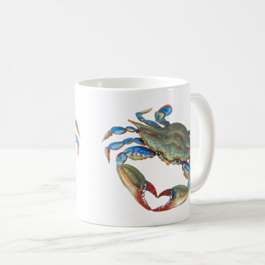 Mug Crabe bleu (Devant droit)