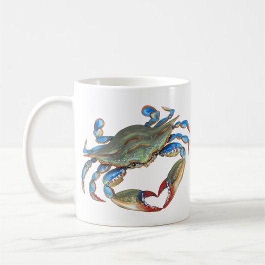 Mug Crabe bleu (Gauche)