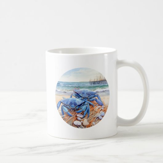 Mug Crabe bleu (Droite)