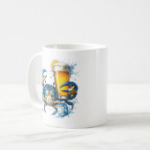 Mug Crabe bleu (Devant gauche)