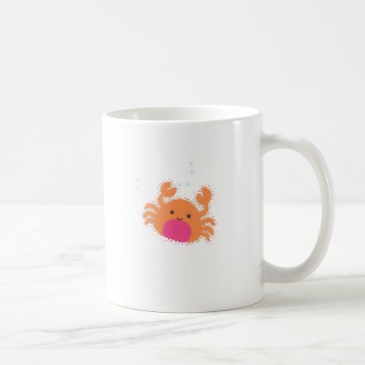 Mug Crabe caricaturale orange (Droite)