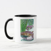 Mug Crabe de la côte de l'Oregon (Gauche)