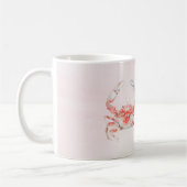 Mug Crabe de l'océan Rouge Blush (Gauche)
