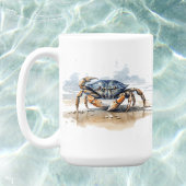 Mug Crabe de plage aquarelle