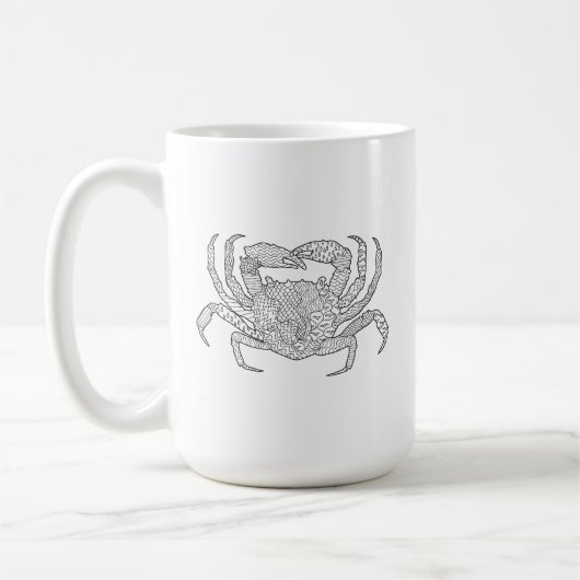 Mug Crabe de Zendoodle (Gauche)