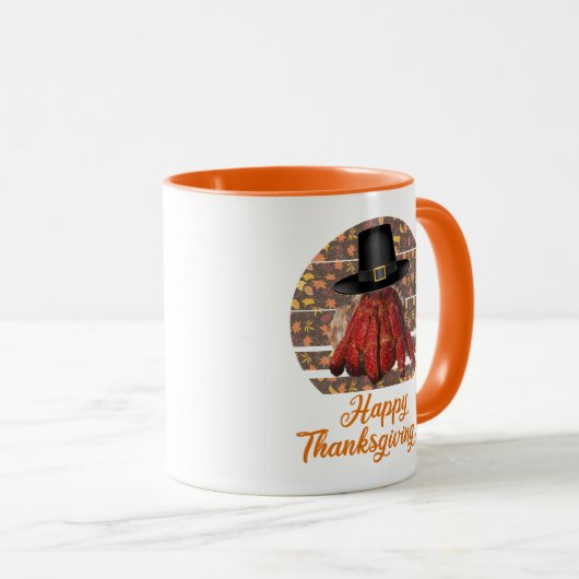 Mug Crabe ermite de Thanksgiving (Devant droit)