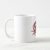 Mug Crabe fait de cercles (Gauche)