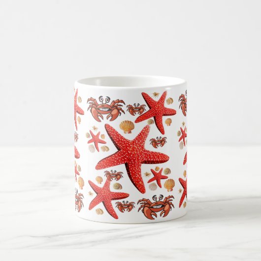 Mug Crabe, Mouche blanche (Centre)