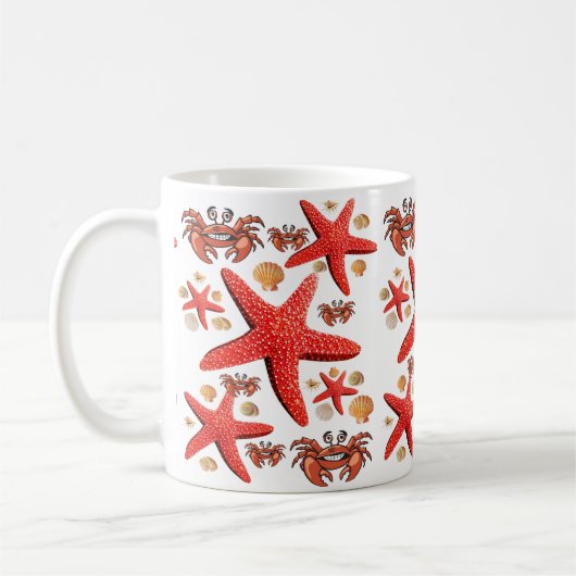 Mug Crabe, Mouche blanche (Gauche)