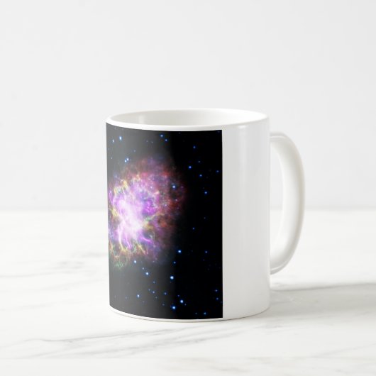 Mug Crabe Nebula Supernova Remnant Hubble Composite (Devant droit)