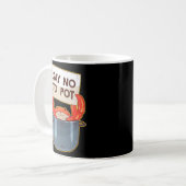 Mug Crabe : Non Au Crabe Pot (Devant gauche)