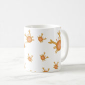 Mug crabes caricaturaux mignons (Devant droit)