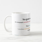 Mug Crabes émotifs fantaisie (Gauche)