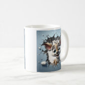 MUG CRACK DE CERFS EN 3D (Devant droit)