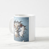 MUG CRACK DE CERFS EN 3D (Devant gauche)