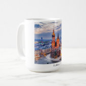 Mug Cracovie nuit en Pologne (Devant gauche)