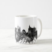 Mug Cracovie Pologne Skyline BW (Devant droit)