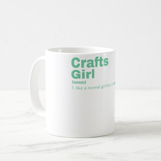 Mug Crafts Girl - Crafts (Devant gauche)