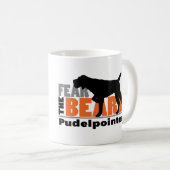 Mug Craignez la barbe - Pudelpointer (Devant droit)