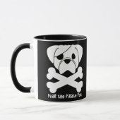 Mug Craignez le carlin de pirate (Gauche)