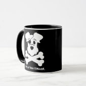 Mug Craignez le Schnauzer de pirate (Devant gauche)