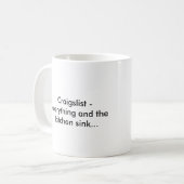 Mug Craigslist - tout et l'évier de cuisine ...... (Devant gauche)