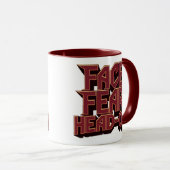 Mug Crainte frontale (Devant droit)
