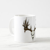 Mug Crâne 1 de cerf de Virginie (Devant gauche)