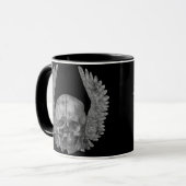 Mug Crâne à ailes (Devant gauche)