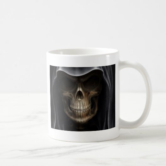 Mug Crâne à capuchon - faucheuse (Droite)