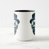 Mug Crâne à chapeau haut de forme barbu (Centre)