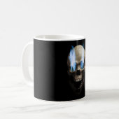 Mug Crâne à flammes bleues (Devant gauche)