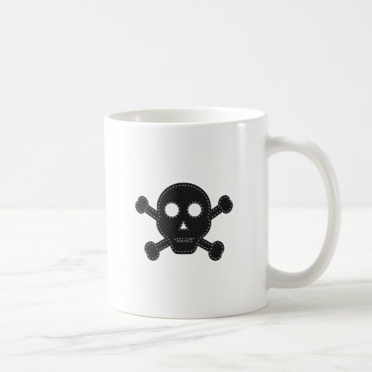 Mug Crâne à flancs noirs (Droite)