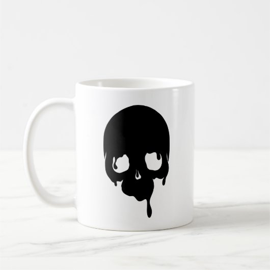 Mug Crâne à goutte personnalisable (Gauche)