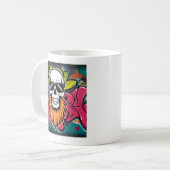 Mug Crâne à la barbe (Devant gauche)
