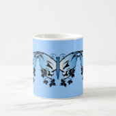 Mug Crâne à papillon bleu (Centre)
