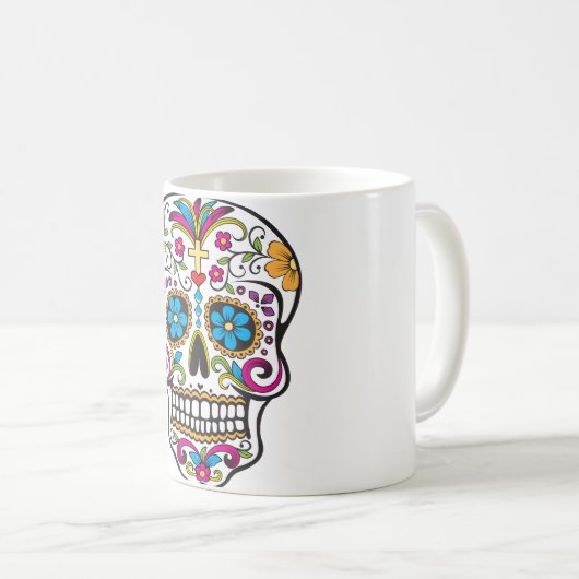 Mug Crâne à sucre (Devant droit)