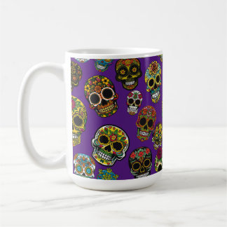 Mug Crâne à sucre Art Motif coloré