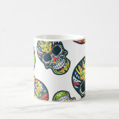 Mug Crâne à sucre coloré : motif complexe. (Centre)