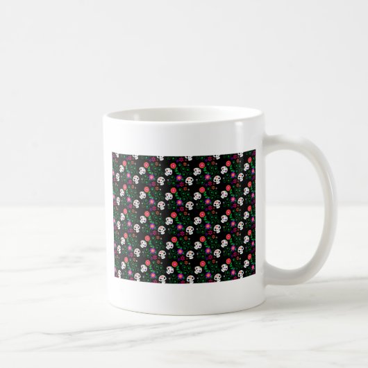 Mug crâne à sucre noir (Droite)