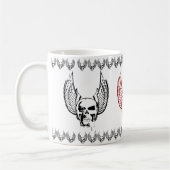 Mug Crâne aux ailes éthérées (Gauche)